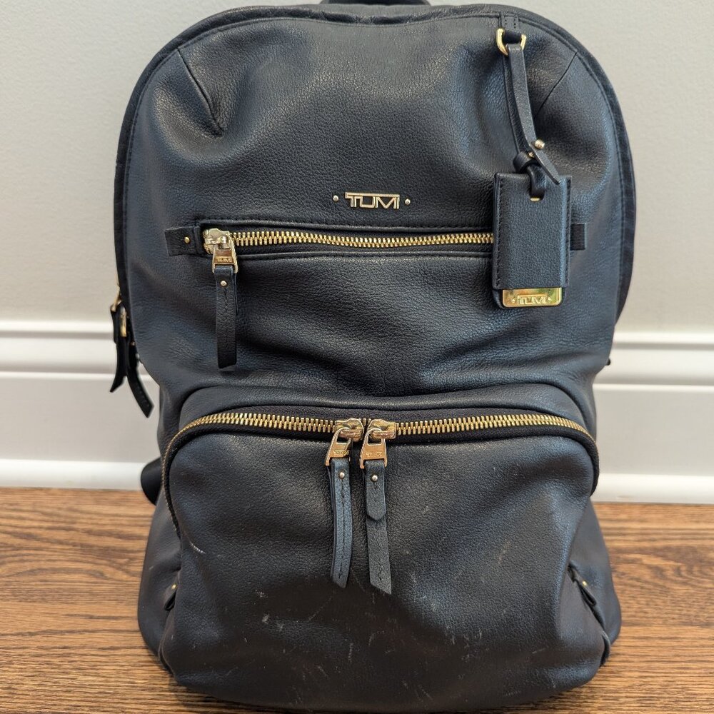 Tumi Women's Voyageur Leather Halle Backpack